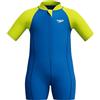 Speedo Learn to Swim Essential Wetsuit Neoprene Suit | Swimming Lessons | Soft Touch | Neoprene Costume da Bagno per Bambino, Turkish Sea, 6 Mois-9 Mois