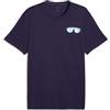 PUMA M Run Nitro Graphic Tee Deep Plum