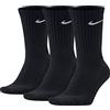Nike 3PPK Value Cotton Crew Calze, Nero, XL/ 46-50
