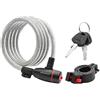 Schwinn - Lucchetto antifurto per bici, livello di sicurezza 3, cavo da 1,8 m/12 mm, livello di sicurezza 3/lucchetto con chiave