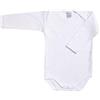BABIDU Body Neonato Manica Lunga 100% Cotone, Body Neonato, Colletto Americano con Stampa Stelle, Tessuto Traspirante Anallergico per Pelli Sensibili, Abbigliamento Invernale Unisex Neonato e Bambina