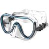 Seac Salina SLT, Maschera Subacquea per Uomo, Donna e Bambini in silicone, Ideale per Snorkeling, Acquamarina, Standard