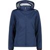 CMP Giacca In Light Softshell Da Donna Con Cappuccio Removibile Softshell Jacket Donna
