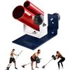 Yes4All UXB3, Deluxe T-Bar Row Platform Rosso landmine attachment American - Girevole a 360° e Facile da installare - Adatto a Barre Standard da 2,5 cm e 2 olimpiche Unisex