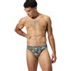 Speedo Print Beachstar Brief 2 Costume a Slip per Uomo, Neon Violet, 30