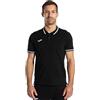 Joma Polo Comfort II, Unisex - Adulto, Nero, 3XS