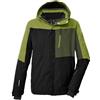 Killtec Uomo Giacca da sci/giacca funzionale con cappuccio e paraneve con chiusura a cerniera KSW 52 MN SKI JCKT, schwarz, S, 43440-000