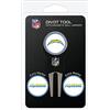 Team Golf NFL - Forchetta da Pitch con 3 marcatori per Palline da Golf, con marcatori Rimovibili, magnetici, Double Face, Smaltata