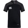 Canterbury Vapodri Evader - Maglia da Rugby per Bambini, Bambino, QA00423198A, Nero, 14