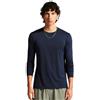 Craft Uomo ADV Essence LS Tee 2 Blaze - Maglia Funzionale Traspirante a Maniche Lunghe XS con Zone a Rete - Maglia da Allenamento in Poliestere Riciclato per Fitness e attività all'aperto
