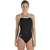 Speedo Swimsuit One Piece Endurance+ Flyback Solid Adult Team Colors, Tuta da Allenamento, 1 Pezzo Donna, Nero, 46