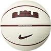Nike Playground 8P L James Deflated Palle da basket Sail/Dark Team Red/Black/Dark Team Red 7