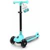 SereneLife Monopattino Bambino Pieghevole, Monopattino Bambina a 3 Ruote con Luci LED, Manubrio Regolabile e Freno, Monopattino a 3 Ruote, Scooter per Bambini e Bambine dai 3 Anni fino a 50 kg