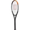 Wilson Racchetta da Tennis Burn 100 V4.0, per Giocatori amatoriali ambiziosi, Nero/Grigio/Arancione, WR044710U2
