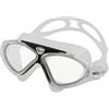 SEAC Vision HD, Occhialini da Nuoto in Piscina e in Mare per Donna e Uomo, nero/trasparente, standard