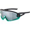 ALPINA Unisex - Adulti, 5W1NG CM+ Occhiali sportivi, black turquoise, One Size