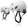 Kong. Mouse Sport. Casco da arrampicata, alpinismo, vie ferrate. Compatibile con cuffie e visiera. Casco di Sicurezza. CE EN 12492. 375g. Taglia Unica. Regolabile 52-64.cm. Made in Italy. Bianco