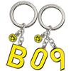 Dortmund Borussia BVB Portachiavi V, Nero/Giallo, Taglia Unica