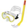 SEAC Marina Kit Maschera e Boccaglio Snorkeling Unisex Bambini Giallo Taglia Unica