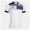 Joma Maglia a Manica Corta Uomo Eco Supernova Bianco Blu Navy