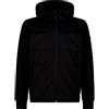 CMP - Giacca da uomo in softshell con cappuccio fisso, Nero, 50