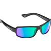 Cressi Ninja Floating, Occhiali Galleggianti Sportivi da Sole Polarizzati con Protezione UV 100% Uomo, Nero/Lenti Specchiate Verde, Taglia Unica