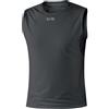 GORE WEAR M Canottiera intima da uomo GORE WINDSTOPPER, Taglia: XL, Colore: Nero