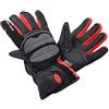 Black Crevice Guanti da sci per adulti I Guanti da sci impermeabili e traspiranti per uomo e donna I Guanti invernali extra caldi I Guanti da neve con chiusura velcro e cinghia in gomma