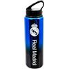 Hy-Pro Borraccia UV in alluminio con licenza ufficiale Real Madrid CF, 750 ml, cannuccia pieghevole integrata, finitura neocromatica, a prova di perdite, leggera, senza BPA