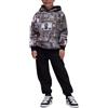 NIKE Jordan Tuta da Bambino MJ Brooklyn Aop Nero Taglia 3-4 A Codice 85F239-023