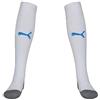 Puma Team Liga Socks Core Calzettoni da Calcio, Bianco (White/Electric Blue Lemonade), 47-49 Uomo