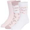 adidas Unisex - Bambini e ragazzi Youth Girls Leo Graphic 3Pp Socks Socks, Dual Lilac/clear pink/white, 4-5 Years