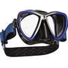 Scubapro Synergy Mini Mask BLK/BLU-SLV - Kit di erogatore per immersioni in acqua fredda, unisex, per adulti, colore: Nero/Blue/Silver, One Size