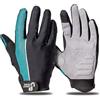 Urban Prime Long Gel-Padded Gloves Teal Green - Summer Version - Guanti da ciclismo estivi, lunghi, antiscivolo, imbottitura in gel, touch screen, ottanio, unisex