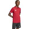 adidas Unisex - Bambini e Ragazzi Entrada26 Polo Kids Shirt, Team Power Red 2/White, 3-4 Years