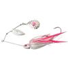 Savage Gear Da Bush Spinnerbait - Struttura in acciaio inox resistente, traino in silicone con coda arricciata, esche da pesca per pesci predatori, d'acqua dolce e salata Blu Argento 18 cm