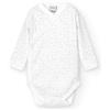 BABIDU Body Neonato a Maniche Lunghe 100% Cotone con Stampa Stelle e Chiusura ad Incrocio, Body Neonato e Prematuro, Tessuto Morbido e Ipoallergenico per Pelli Sensibili, Abbigliamento Unisex