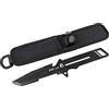 Cressi Kai Knife - Coltello Professionale Multiuso per Immersioni, Nero, Lama 10cm,Unisex Adulto