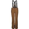 Killtec Laraka 35247-000 - Pantaloni da Sci da Donna, con Pettorina Rimovibile e paraspigoli, Colore Marrone, 46