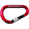 Kong. HMS Classic Screw Sleeve. Moschettone in Alluminio con Ghiera a Vite. Sistema Keylock. Certificato EN 12275 ed EN 362. Arrampicata e Lavoro in Quota. Made in Italy. Peso 88g.