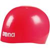 ARENA Cuffia da nuoto unisex Molded Pro II USA per adulti, comoda, aderente, per allenamento in piscina e corsa, colore rosso, taglia unica