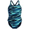 Speedo Donna Hyperboom ALover Medalist Swimsuit |Quick Drying | Fitnes | Chlorine Resistant, Dark Teal, 38