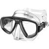 SEAC Extreme 50, Maschera da Subacquea e Pesca in Apnea con Lenti Ottiche Opzionali Unisex Adulto, Trasparente/Nero, Taglia Unica