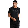 PUMA M Tad Essential Heather Cat Tee (CF Large Cat) Magliette Unisex - Adulto (Pacco da 1)