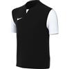 Nike Unisex Kids Short-Sleeve Soccer Jersey Y Nk DF Trophy V JSY SS, Black/White/White/White, DR0942-010, XS