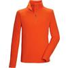 Killtec Ksw 99 Mn FLC Shrt Camicia in Pile con Collo Alto e Zip Uomo