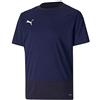PUMA PUMHB|#Puma teamGOAL 23 Training Jersey Jr, Maglietta Unisex Bambini, Peacoat-Puma New Navy, 128