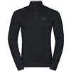 Odlo Intimo termico da uomo Active Warm I Maglia termica a maniche lunghe I Intimo termico da sci I Maglia termica a maniche lunghe con collo e mezza zip I Uomo