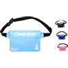 Cressi Kangaroo Dry Pouch, Marsupio Impermeabile Unisex, Blu Chiaro