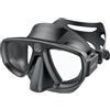 SEAC Extreme 50, Maschera da Subacquea e Pesca in Apnea con Lenti Ottiche Opzionali Unisex Adulto, Nero, Taglia Unica